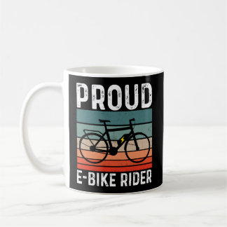 Taza De Café Orgullosa bicicleta ciclista de bicicleta ciclista