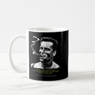 Taza De Café Orgullosa cita de Arnold Schwarzenegger