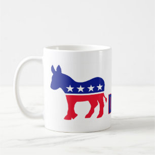Taza de café orgullosa de Demócrata