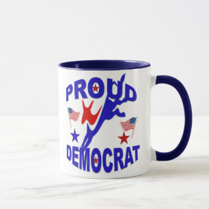 Taza de café orgullosa de Demócrata