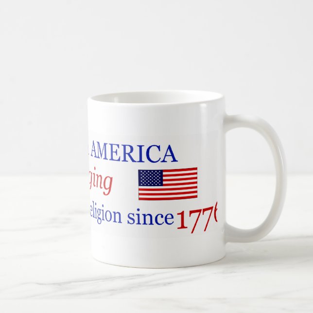 Taza de café orgullosa de la pequeña ciudad (Derecha)