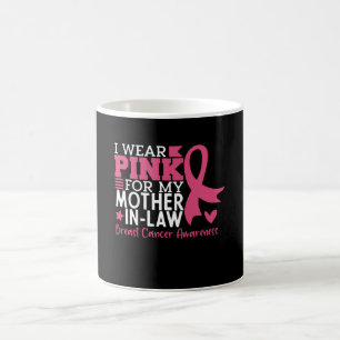 Taza De Café Orgullosa familia, guerrera del cáncer de mama, su
