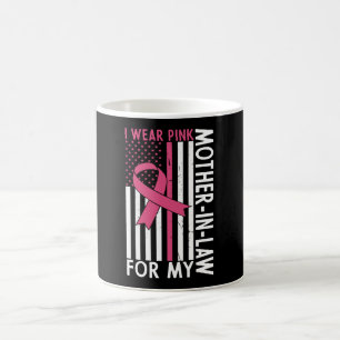 Taza De Café Orgullosa Familia Guerrera del Cáncer de Mama Sueg