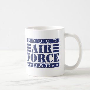 Taza De Café Orgullosa Fuerza Aérea Papá