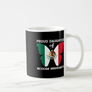 Taza De Café Orgullosa Hija De Inmigrantes Mexicanos Latino Ant