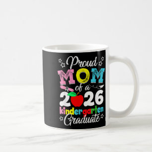 Taza De Café Orgullosa madre de graduada de jardín de infantes 