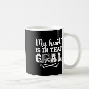 Taza De Café Orgullosa Madre Portera De Hockey De Un Portero De