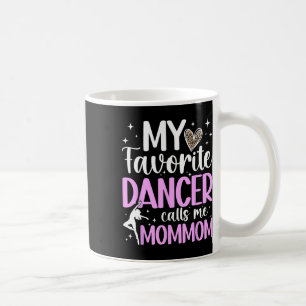 Taza De Café Orgullosa Mamá De Baile De Una Madrina Bailarina B