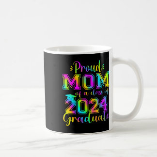 Taza De Café Orgullosa Mamá Del Colegio Universitario De Gradua
