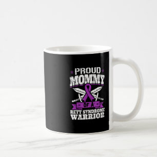 Taza De Café Orgullosa Mami De Un Guerrero Del Síndrome De Reto