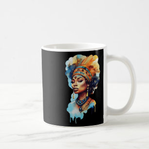 Taza De Café Orgullosa mujer afroamericana nativa espiritual me
