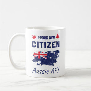 Taza De Café Orgullosa nueva ciudadana australiana, ceremonia d