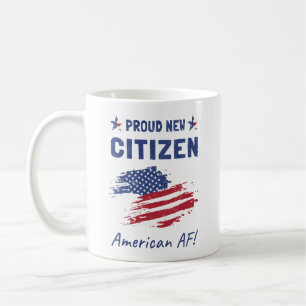 Taza De Café Orgullosa nueva ciudadana estadounidense, ceremoni