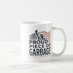 Taza De Café Orgullosa Obra De Garbyge Garge Para Trump