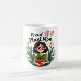 Taza De Café Orgullosa Planta Mamá