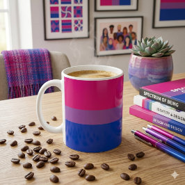 Taza De Café Orgullosamente Bi: Orgullo Bisexual