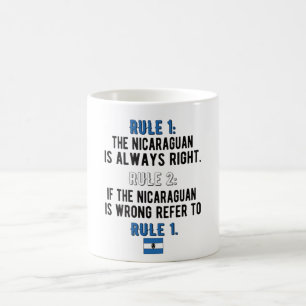 Taza De Café Orgullosas raíces nicaragüenses Bandera nicarag