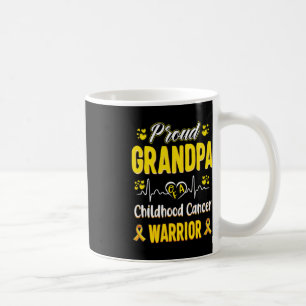 Taza De Café orgulloso Abuelo Concienciación de guerrero del cá