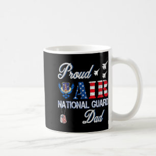 Taza De Café Orgulloso Air National Guard Veterans de la Fuerza