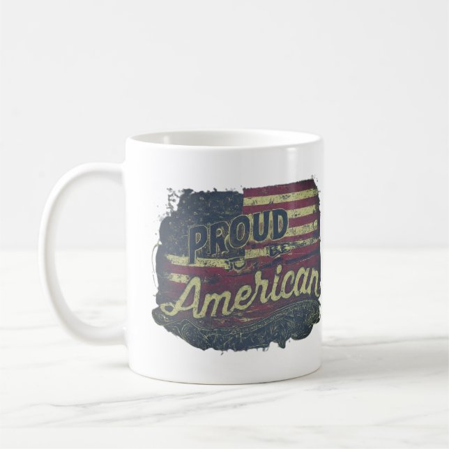 Taza De Café Orgulloso americano (Izquierda)