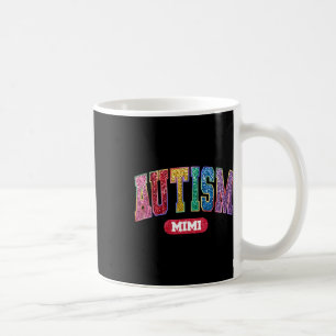Taza De Café Orgulloso autismo Mimi Autismo Conciencia Mes Mamá