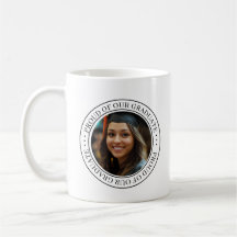Orgulloso de nuestra foto de personalizado graduad