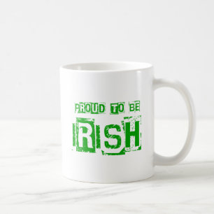 Taza De Café Orgulloso de ser el regalo del Día de San Patricio