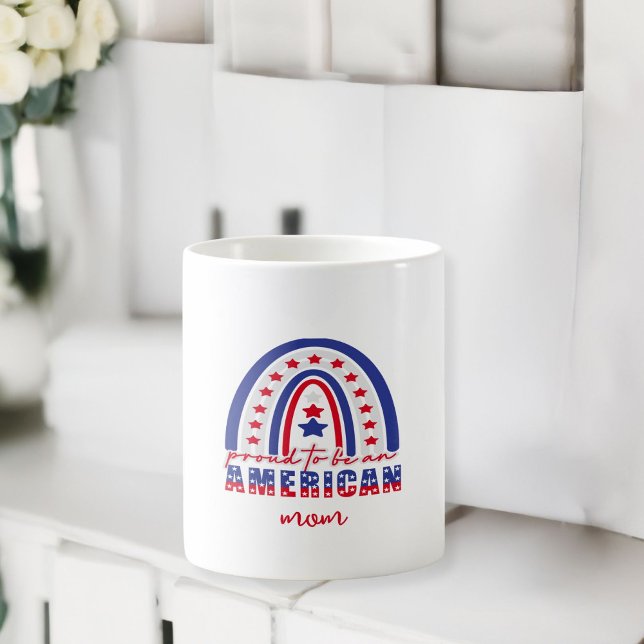 Taza De Café Orgulloso de ser estadounidense (Proud to be an american coffee mug)