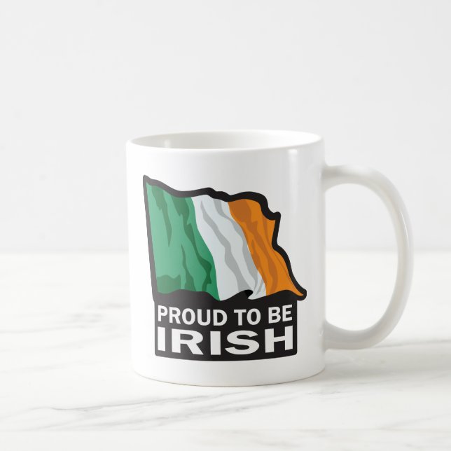 Taza De Café Orgulloso de ser IRLANDÉS (Derecha)