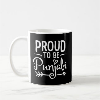 Taza De Café Orgulloso de ser punjabí indio punyab