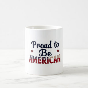 Taza De Café Orgulloso de ser un tazón de café patriótico estad