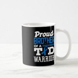 Taza De Café Orgulloso Hermano De Un Guerrero De La T1D, Sensib