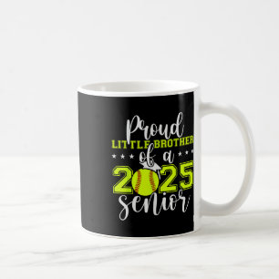 Taza De Café Orgulloso Hermano Pequeño De Una Gra De Softball S