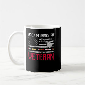 Taza De Café Orgulloso Irak Afganistán Veterana Bandera Patriót