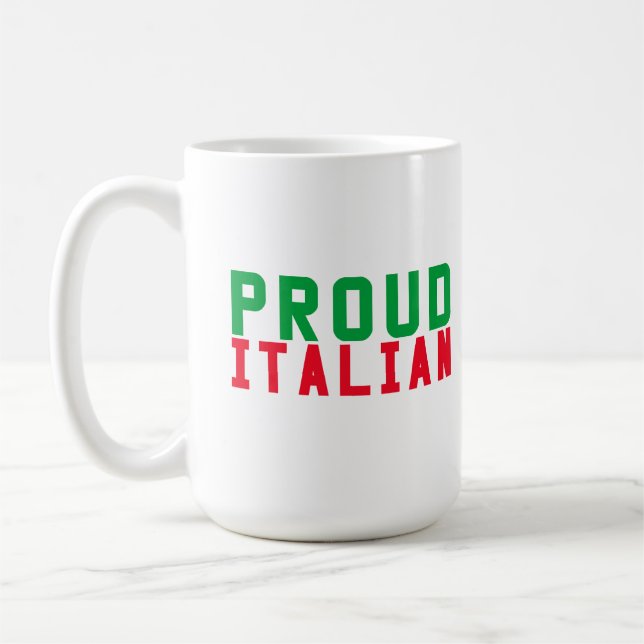 Taza De Café Orgulloso italiano (Izquierda)