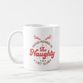 Taza De Café Orgulloso miembro de los traviesos navidades del c