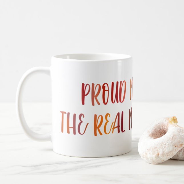 Taza De Café Orgulloso miembro del Real Murders Club (Con donut)