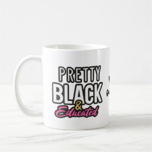Taza De Café Orgulloso, Negro y Educado Celebra el Orgullo de l