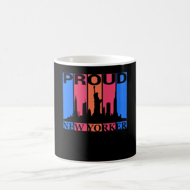 Taza De Café Orgulloso neoyorquino - New York Lover (Centro)