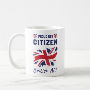 Taza De Café Orgulloso nuevo ciudadano británico, ceremonia de