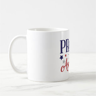 Taza De Café Orgulloso nuevo ciudadano estadounidense con bande