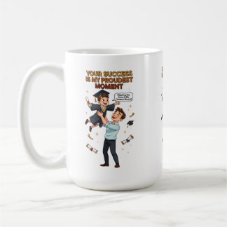 Taza De Café Orgulloso padre celebrando el éxito de la graduaci