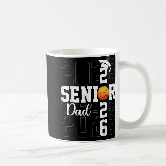 Taza De Café Orgulloso Padre De 2026 Grado De Papá Noel De Balo (Derecha)