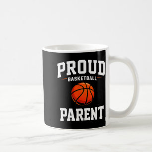 Taza De Café Orgulloso padre de baloncesto divertida madre padr