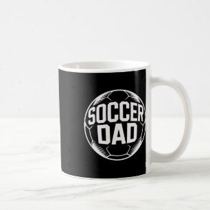 Taza De Café Orgulloso padre de fútbol apoyando los partidos de