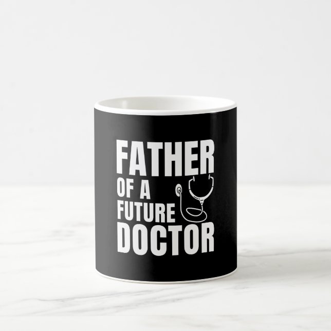 Taza De Café Orgulloso padre de un futuro padre Médica (Centro)
