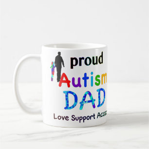 Taza De Café Orgulloso padre del autismo