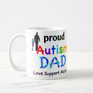 Taza De Café Orgulloso padre del autismo
