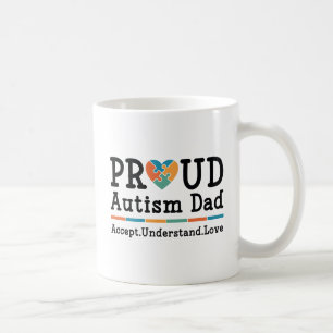 Taza De Café Orgulloso padre del autismo
