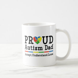 Taza De Café Orgulloso padre del autismo